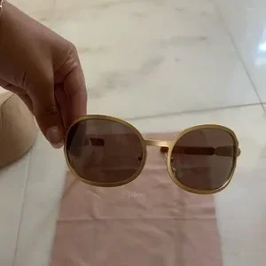Chloe CE149S 743 Gold/brown Lens 69mm Sunglasses 820 with box + cloth Chloe | Accessories | Chloe Ce49s 743 Goldbrown Lens 69mm  main image 3